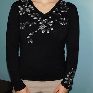 Womens black sweater